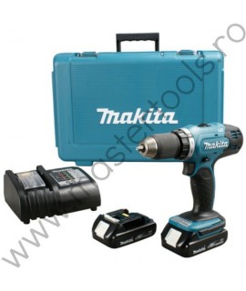 Masina de gaurit si insurubat cu percutie si doi acumulatori Li-Ion de 18V 3Ah