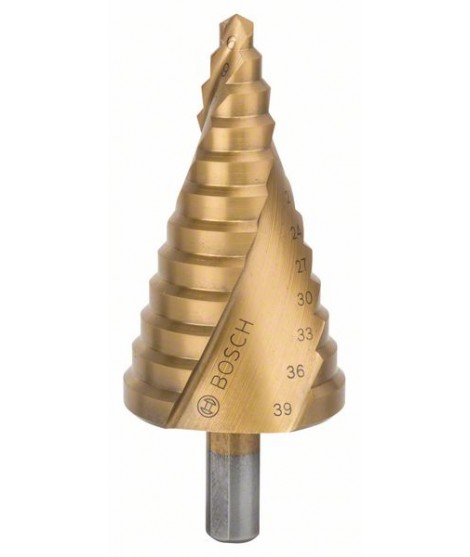BOSCH 2608587431 Bughiu in trepte HSS-TiN cu diametrul 6-39 mm