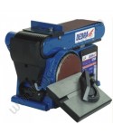 DEDRA Polizor de banc cu banda si disc smirghel 375 W