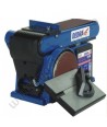 DEDRA Polizor de banc cu banda si disc smirghel 375 W