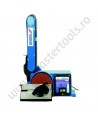 DEDRA Polizor de banc cu banda si disc smirghel 375 W