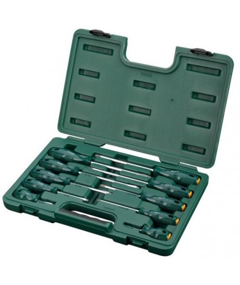 SATA SA09304E Set surubelnite drepte si in cruce 10 bucati