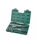 SATA SA09506 Trusa capete chei tubulare 1/2 inch si accesorii 25 piese
