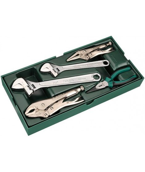 SATA SA09909 Set chei reglabile si clesti 5 piese
