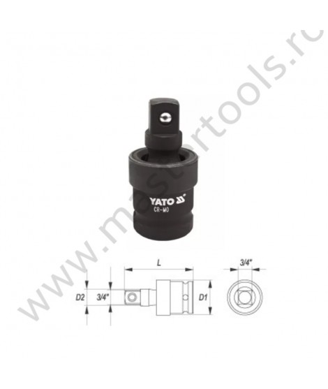 Adaptor patrat interior 3/4 patrat exterior  3/4 cu bila YATO YT-1164