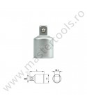 Adaptor patrat interior 1/2 patrat exterior cu bila 3/8 Yato YT-1255