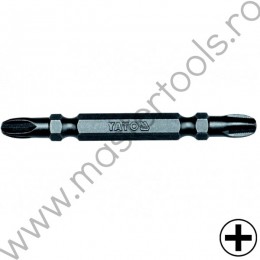 Bit 2 capete PH2-PH3 lungime 65mm YATO YT-7884