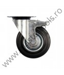 VOREL 87323 Roata mobila pentru carucior cu frana 125x155x34 mm