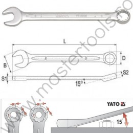 Cheie combinata 27 mm YATO YT-0027