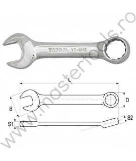 Cheie combinata scurta 12 mm YATO YT-4905