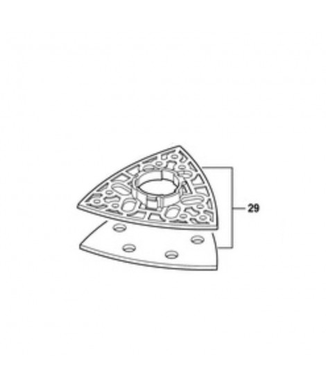BOSCH 2609004090 Placa pivotanta pentru slefuitoru PSM 18 LI