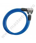 77831 VOREL Antifurt pentru bicicleta 8 x 650 mm, cifru de deblocare