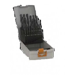 Caseta burghie metal Pro Box, HSS-Co, 1-10mm, 19 bucati Hawera