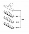 0601971261 Bosch Perie de suprafete pentru GAS 25,GAS 50