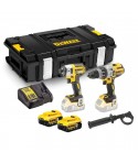 DCK276P2 Dewalt Set masina de gaurit si insurubat cu impact 18V