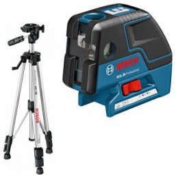 GCL 25 Professional + BS 150 - Nivela laser + stativ BOSCH
