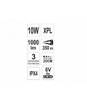 YT-08567 Yato Lanterna metalica XPL ZOOM 10 W luminozitate 100 lm