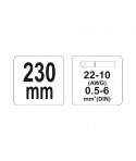 YT-2296 Yato Cleste sertizare pentru conectori 0.5-6 mm