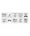 YT-30427 Yato nivela laser 5 puncte raza lucru 20 m