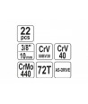 YT-38561 Yato Trusa tubulare prindere 3/8 22 bucati