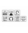 YT-82760 Yato Surubelnita acumulator Li-ion 3.6V prindere hexagon 1/4