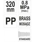YT-23732 Yato Pistol suflat cu tija lunga presiune 0.8 MPa racord 1/4