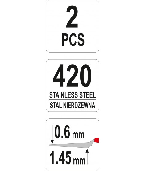 YT-52780 Yato Set spatule metalice