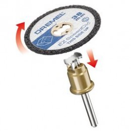 2615S476JB - DREMEL® EZ SpeedClic™: Discurile de tăiere a plasticului, pachet de 5 bucăţi. (SC476)