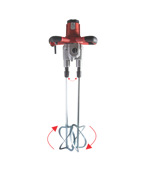 078601 RDP-HM09 Raider Amestecator 1600 W cu 2 palete diametru 120 mm