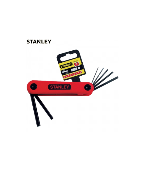 4-69-261 STANLEY Set de 7 chei imbus metric de dimensiuni 1.5-6 mm