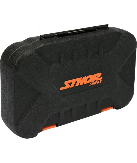 58643 STHOR Trusa tubulare 56 piese, prindere patrat 1/4"
