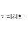 79309 STHOR Slefuitor orbital putere 430 W diametru panza 125 mm