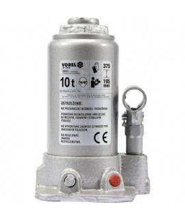 80052 VOREL Cric hidraulic,capacitate ridicare 10T,inaltime 195-375 mm
