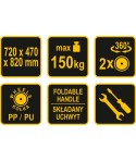 87600 Vorel Carucior pentru transport capacitate incarcare 150 Kg