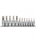YT-04332 Yato Set 12 biti Torx 37-48 mm cu adaptori prindere 1/4 3/8