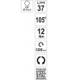 YT-04632 Yato Adaptor bormasina cu cap inclinat 37 mm prindere 1/4