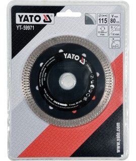 YT-59971 Yato Disc diamantat gresie,faianta 115 x 22.2 x 1.6 mm
