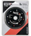 YT-59982 Yato Disc diamantat gresie,faianta,ceramica 125x22.2 x 1.3 mm
