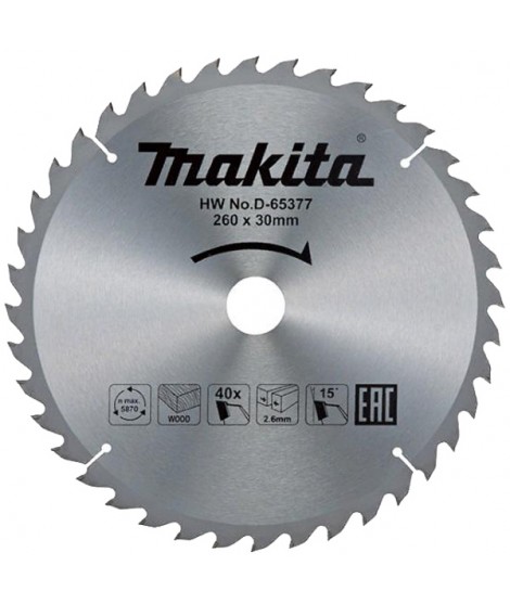 MAKITA D-65377 Disc fierastrau pentru taiere in lemn