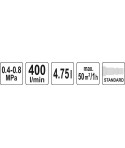 YATO YT-54400 Pistol pentru pulverizare mortare debit 400 l / h