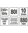 YATO YT-55808 Masina pentru spalat piese dimensiuni 720 x 480 x 260 mm