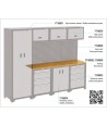 YATO YT-08939 Blat de lucru pentru mobilier atelier