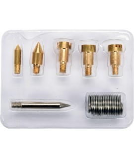 78890 LUND Set 11 piese aparat pirogravura 30 W cu accesorii