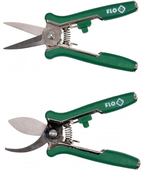 FLO 99195 Set 2 foarfece pentru gradina lungime 150 mm