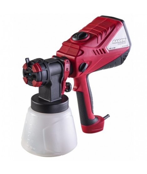 074107 RAIDER Pistol electric de vopsit putere 650 W rezervor 1000 ml