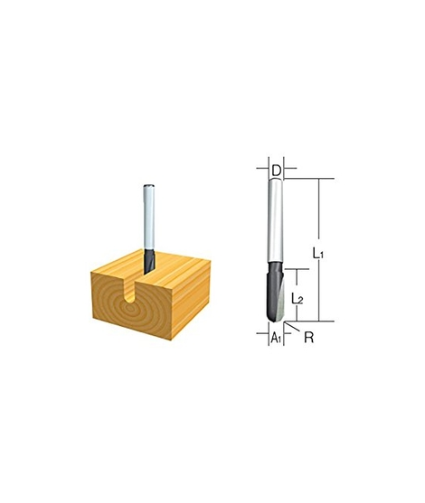 D-09329 MAKITA Freza pentru caneluri in U
