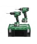 KC12DAWAZ HIKOKI Set bormasini cu 2 acumulatori Li-Ion 12V 2.5Ah