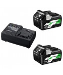 UC18YSL3WEZ HIKOKI Set 2 acumulatori si incarcator, Li-Ion, 18/36 V, 2.5/5 Ah