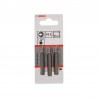 2607001569 BOSCH Set 3 biti PZ1 XH lungime 51 mm extra duri