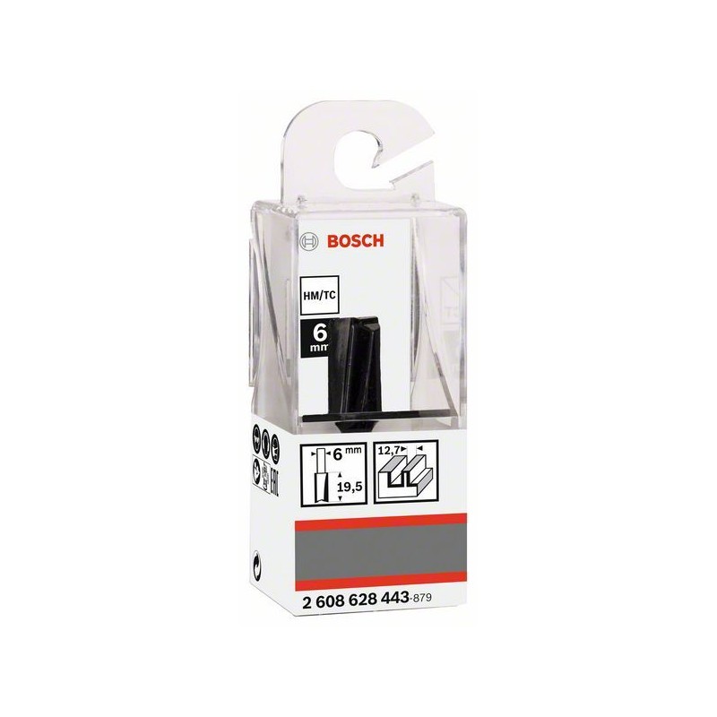 2608628443 BOSCH Freza pentru caneluri in lemn 12.7 x 19.6 x 51 mm